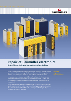 Repair of Baumüller electronics