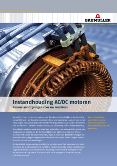 Instandhouding AC/DC motoren