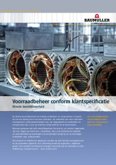Voorraadbeheer conform klantspecificatie 