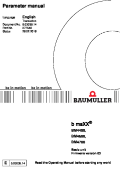 b maXX 4400 (ES), 4600 (ES), 4700 (ES) firmware 03