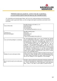 Datenschutzerklärung Kontaktformular
