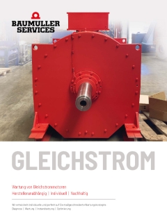 Wartung von Gleichstrommotoren