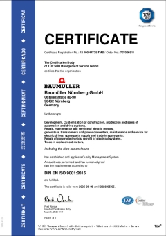Certificate ISO 9001:2015
